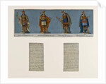 Four Inca Kings: Tupac Yupanqui, Huayna Capac, Huascar Inca, Atahuallpa, early 19th century by Unknown Artist