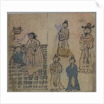 Genre Scene, 1 of 4, 19th century by Korean School