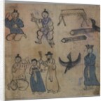Genre Scene, 1 of 4, 19th century by Korean School