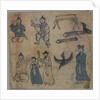 Genre Scene, 1 of 4, 19th century by Korean School