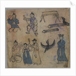 Genre Scene, 1 of 4, 19th century by Korean School