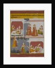 Illustration from a Manuscript of the Bihari Satasai by School Indian