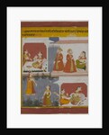 Illustration from a Manuscript of the Bihari Satasai by School Indian