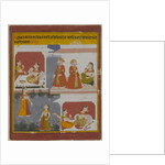 Illustration from a Manuscript of the Bihari Satasai by School Indian