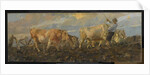 Oxen Ploughing, 1911 by Ettore Tito