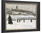 Freiburg in the Snow, c.1920 by Hugues de Beaumont