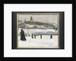 Freiburg in the Snow, c.1920 by Hugues de Beaumont