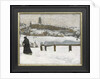 Freiburg in the Snow, c.1920 by Hugues de Beaumont