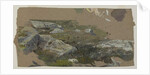 Study of Rocks, 1870s-1880s by William Trost Richards