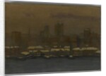 River Front, New York in Winter, c.1912 by Hamilton Easter Field