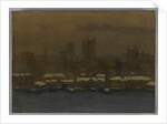 River Front, New York in Winter, c.1912 by Hamilton Easter Field