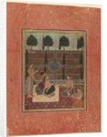 Ladies on a terrace, Mughal Style, c.1700-10 by Indian School