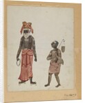 One of a set of nine images showing Indians in different professions by Indian School