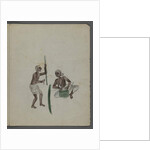 One of a set of nine images showing Indians in different professions by Indian School