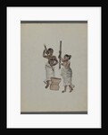 One of a set of nine images showing Indians in different professions by Indian School