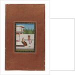 A lady and her elderly servant, 1875-1900 by Indian School