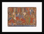 Krishna counsels the Pandava leaders, c.1830-50 by Indian School