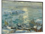 The Old Ships Draw to Home Again, 1920 by Jonas Lie