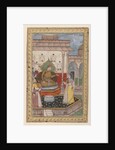 Miniature Painting, Court Scene, late 16th century by Indian School