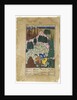Hum captures Afrasiyab, leaf from a Dispersed Shah-nama Series, late 16th century by Indian School