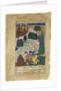 Hum captures Afrasiyab, leaf from a Dispersed Shah-nama Series, late 16th century by Indian School