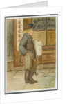 Newspaper Boy, 1864 by Karl L.H. Mueller