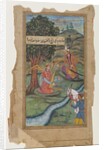 Mughal Miniature Painting, c.1600 by Mughal School