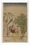 Seated Princess with Attendant and Lion, c.1750 by Indian School