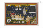 Worship of Krishna, c.1800 by Indian School
