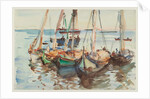 Portuguese Boats, c.1902-03 by John Singer Sargent