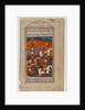 The Battle of Ibrahim, detached leaf from the Epic of the Twelve Uprisings by Indian School