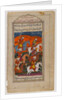 The Battle of Ibrahim, detached leaf from the Epic of the Twelve Uprisings by Indian School
