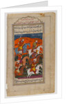 The Battle of Ibrahim, detached leaf from the Epic of the Twelve Uprisings by Indian School