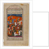 The Battle of Ibrahim, detached leaf from the Epic of the Twelve Uprisings by Indian School