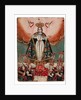The Virgin Mary with Indian donors, 1752 by Bolivian School