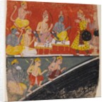 Rama and Lakshmana receive envoys, page from a dispersed Ramayana series, c.1634 by Indian School