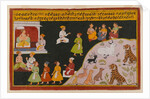 Page from a dispersed Panchakhyana series , c.1720-40 by Indian School
