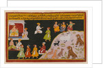 Page from a dispersed Panchakhyana series , c.1720-40 by Indian School