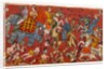 Battle scene from a Bhagavata Purana series, c.1625-50 by Indian School
