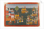 Folio from a Bhagavata Purana series, c.1800 by School Nepalese