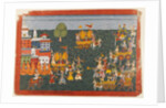 Folio from a Bhagavata Purana series, c.1800 by School Nepalese