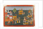 Folio from a Bhagavata Purana series, c.1800 by School Nepalese