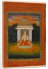 Miniature of an enshrined deity, first half of the 18th century by Indian School