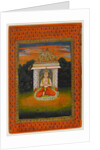 Miniature of an enshrined deity, first half of the 18th century by Indian School
