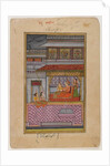 Dipaka Raga, page from a dispersed Ragamala series, c.1800 by School Indian