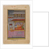 Dipaka Raga, page from a dispersed Ragamala series, c.1800 by School Indian