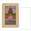 Kamodani Ragini, page from a dispersed Ragamala series, c.1800 by School Indian