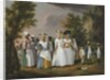 Free Women of Color with Their Children and Servants in a Landscape, 1770-1796 by Agostino Brunias