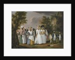 Free Women of Color with Their Children and Servants in a Landscape, 1770-1796 by Agostino Brunias