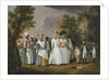 Free Women of Color with Their Children and Servants in a Landscape, 1770-1796 by Agostino Brunias